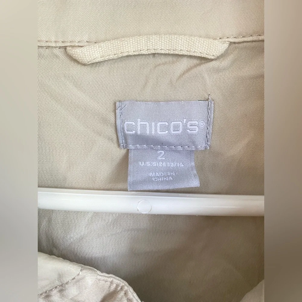 NWT Chico’s Utility Curpo LS Jacket - Picture 3 of 9